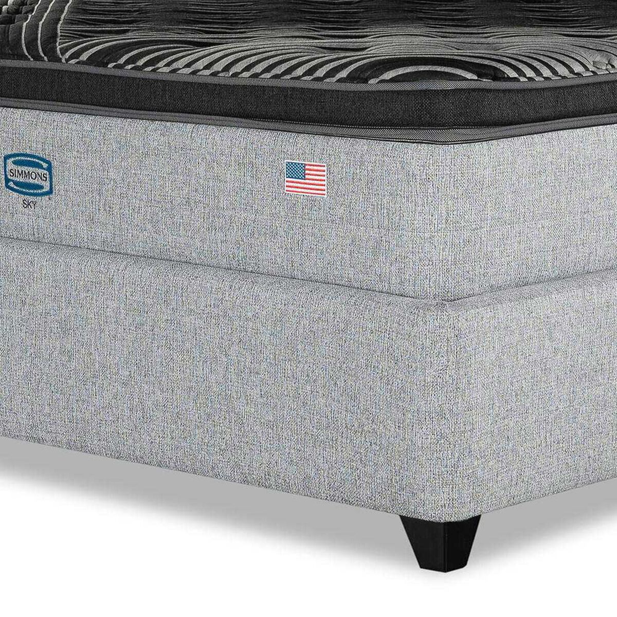 Cama Europea Simmons 2 Plazas Sky