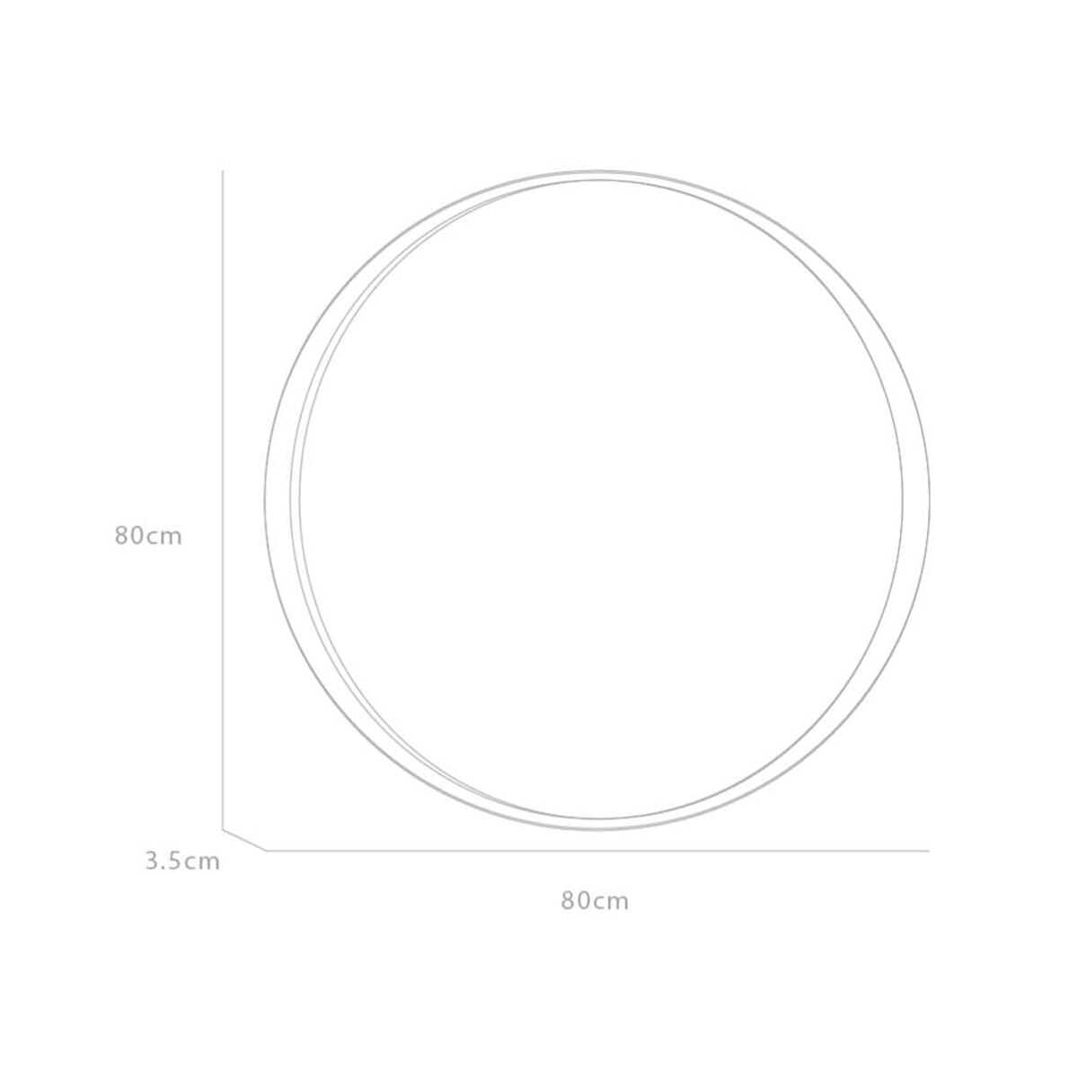 Espejo Tuhome D80 Circular 80x80cm
