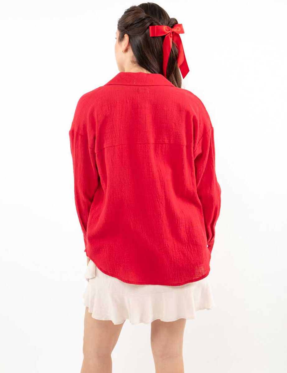 Blusa Algodón Manga Larga Mujer Icono