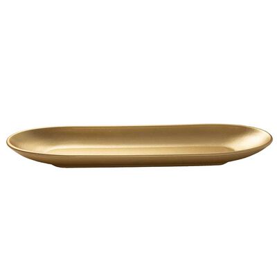 Bandeja Decorativa Madera Vgo Rectangular 55 x 13,5 cm Dorado
