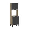 Mueble de Cocina Roca Arizona 4 Puertas Negro