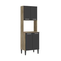 Mueble de Cocina Roca Arizona 4 Puertas Negro