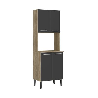 Imagen 1 del producto Mueble de Cocina Roca Arizona 4 Puertas Negro