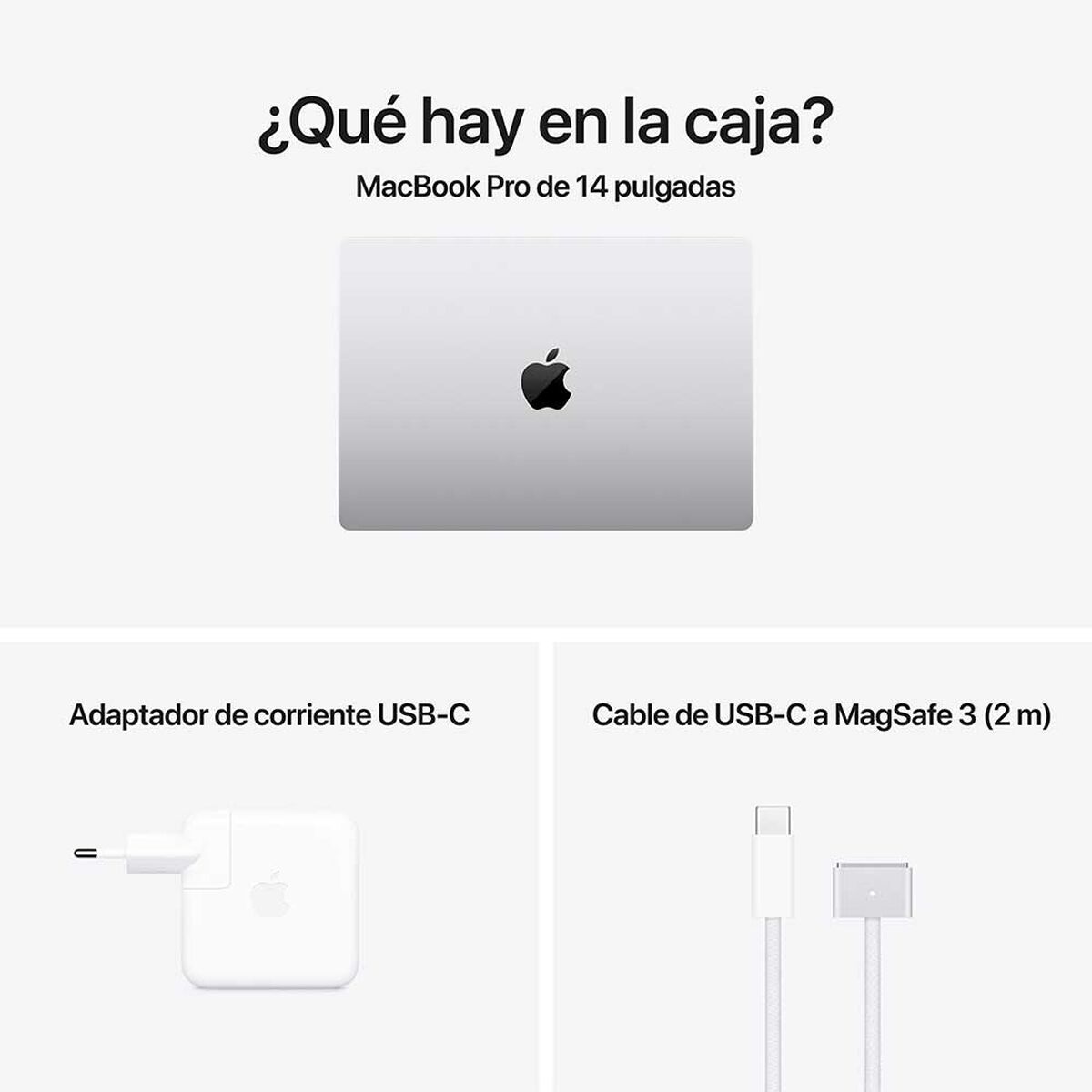 Notebook Apple MacBook Pro Chip M4 16GB 512GB SSD 14,2" Plata