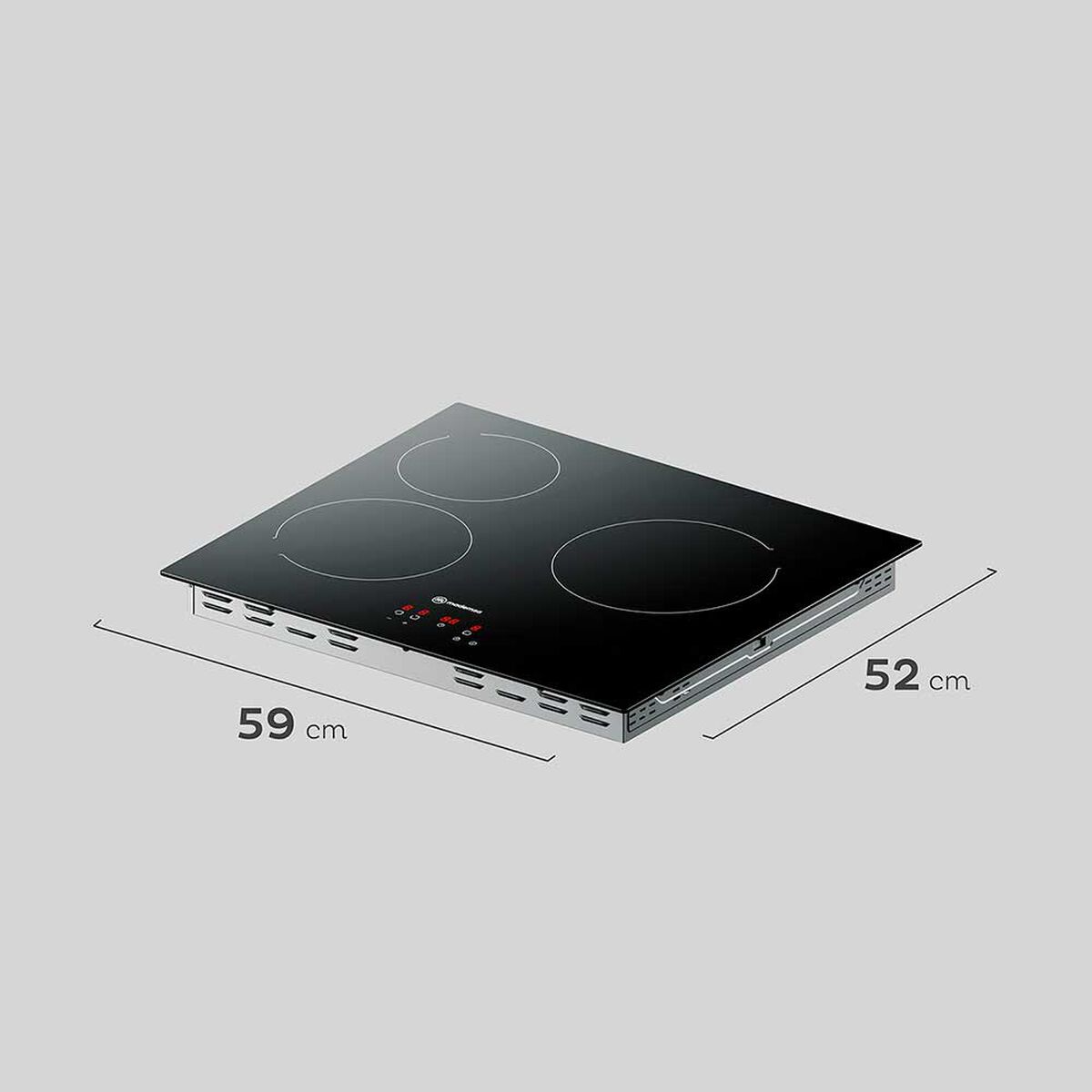 Encimera  Mademsa VM3TR 5300W Negro
