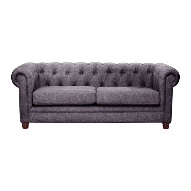 Sofá Latam Home Florencia 3 Cuerpos Gris Oscuro
