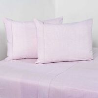 Juego de Sábanas Elements & Co King 144 Hilos Stripe Mauve