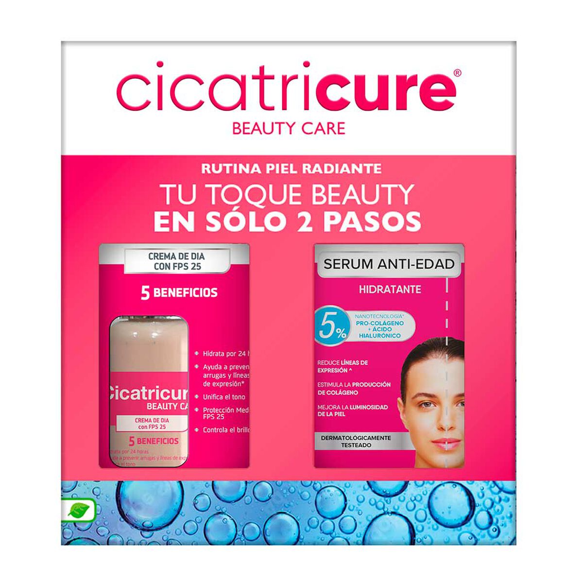 Pack Cicatricure Beauty Care 40G + Serum Hidratante 30Ml