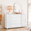 Cómoda Vekkahome Evidenza 4 Cajones Blanco