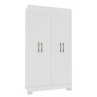 Clóset Vekkahome Roma 4 Puertas 1 Cajón Blanco
