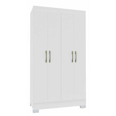 Clóset Vekkahome Roma 4 Puertas 1 Cajón Blanco