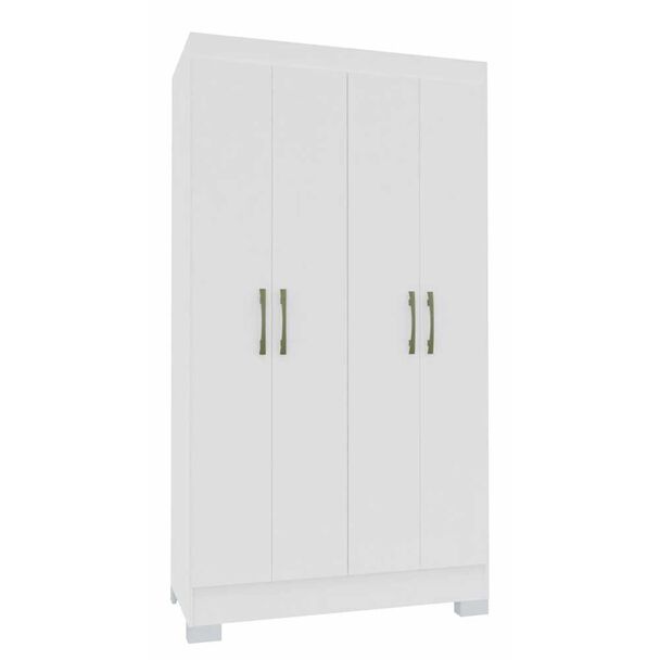 Clóset Vekkahome Roma 4 Puertas 1 Cajón Blanco