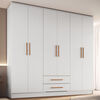 Closet Vekkahome Americano 6 Puertas 2 Cajones Blanco