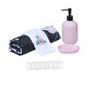 Set Cortina de Baño 6 Piezas Caja Mashini Orquidea