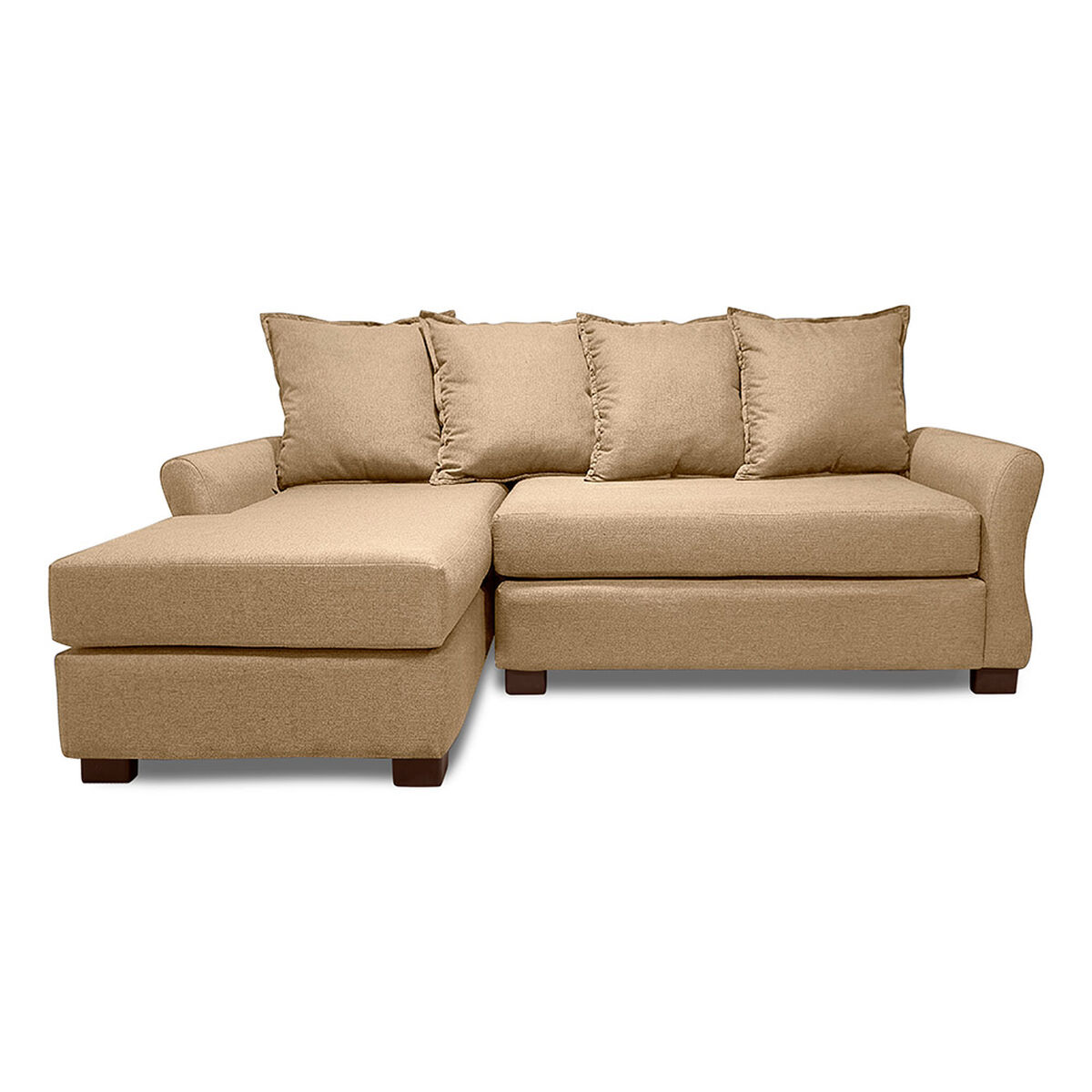 Seccional Izquierdo Living Factory Montreal 4 Cuerpos Beige