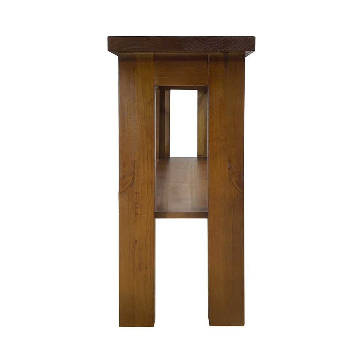 Mesa de Arrimo Living Factory Teka Nogal