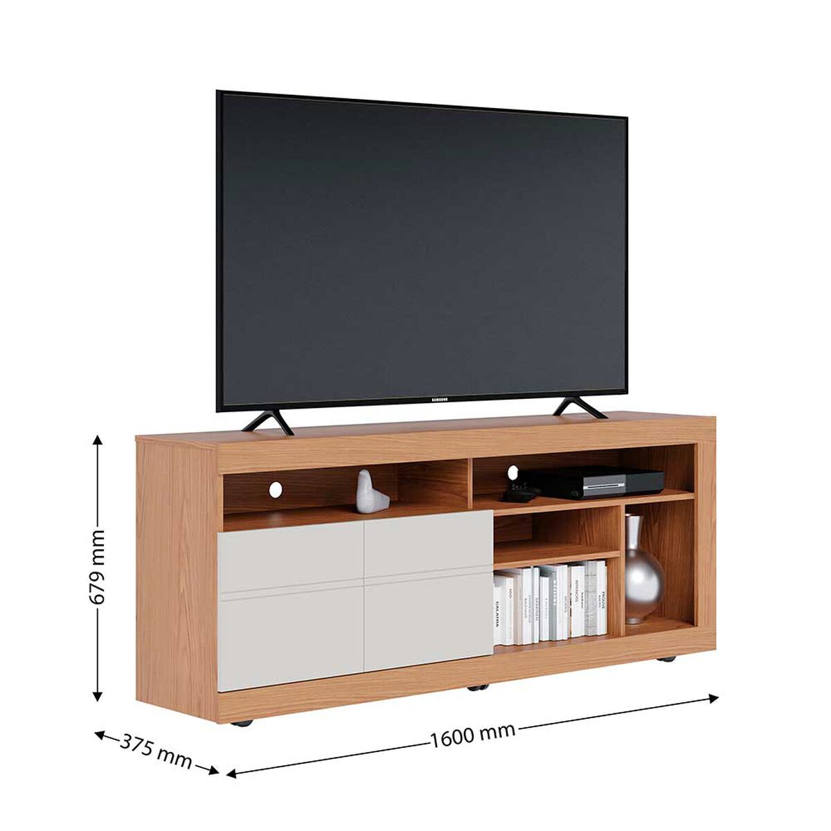 Rack Di Poretti Inaja 65" Blanco