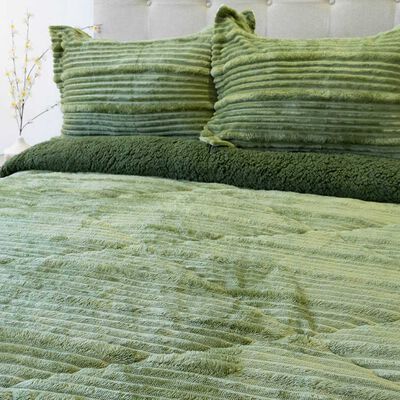 Imagen 2 del producto Cubrecama Doral 2 Plazas Touch Nebula Sherpa Verde