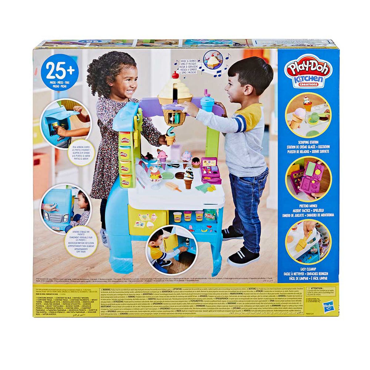 Masas y Plastilinas Play-Doh Mundo De Texturas Camión Helados