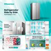 Refrigerador Side By Side Hisense RS3P558NECF 531 lts.