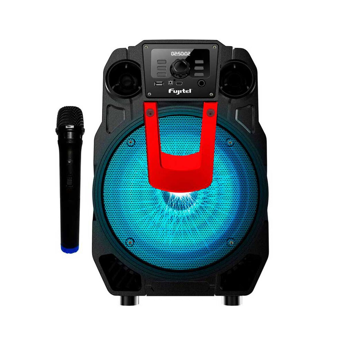 Parlante Bluetooth Fujitel BT8200L Karaoke Negro