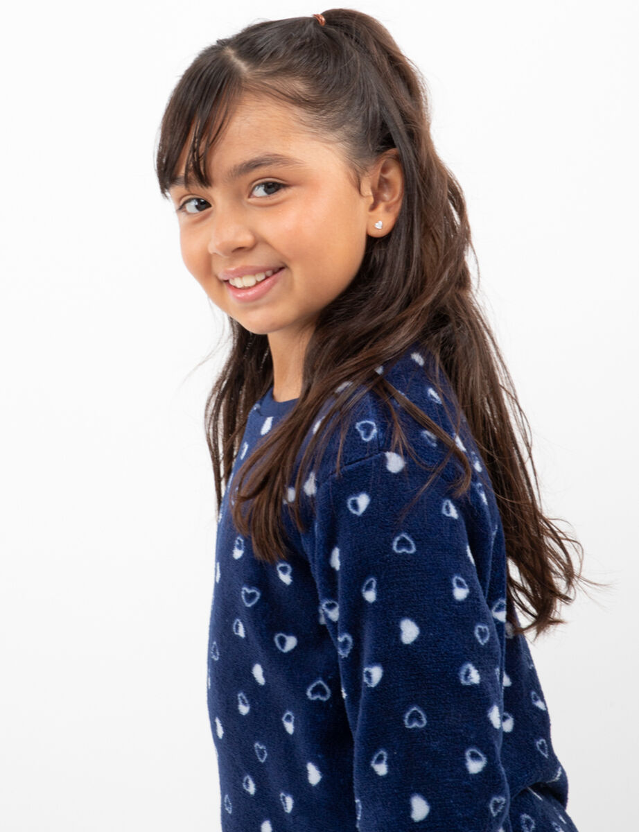 Pijama Polar Niña Chess