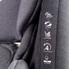 Silla de Auto Reclinable Aries Gris Oscuro Bebesit