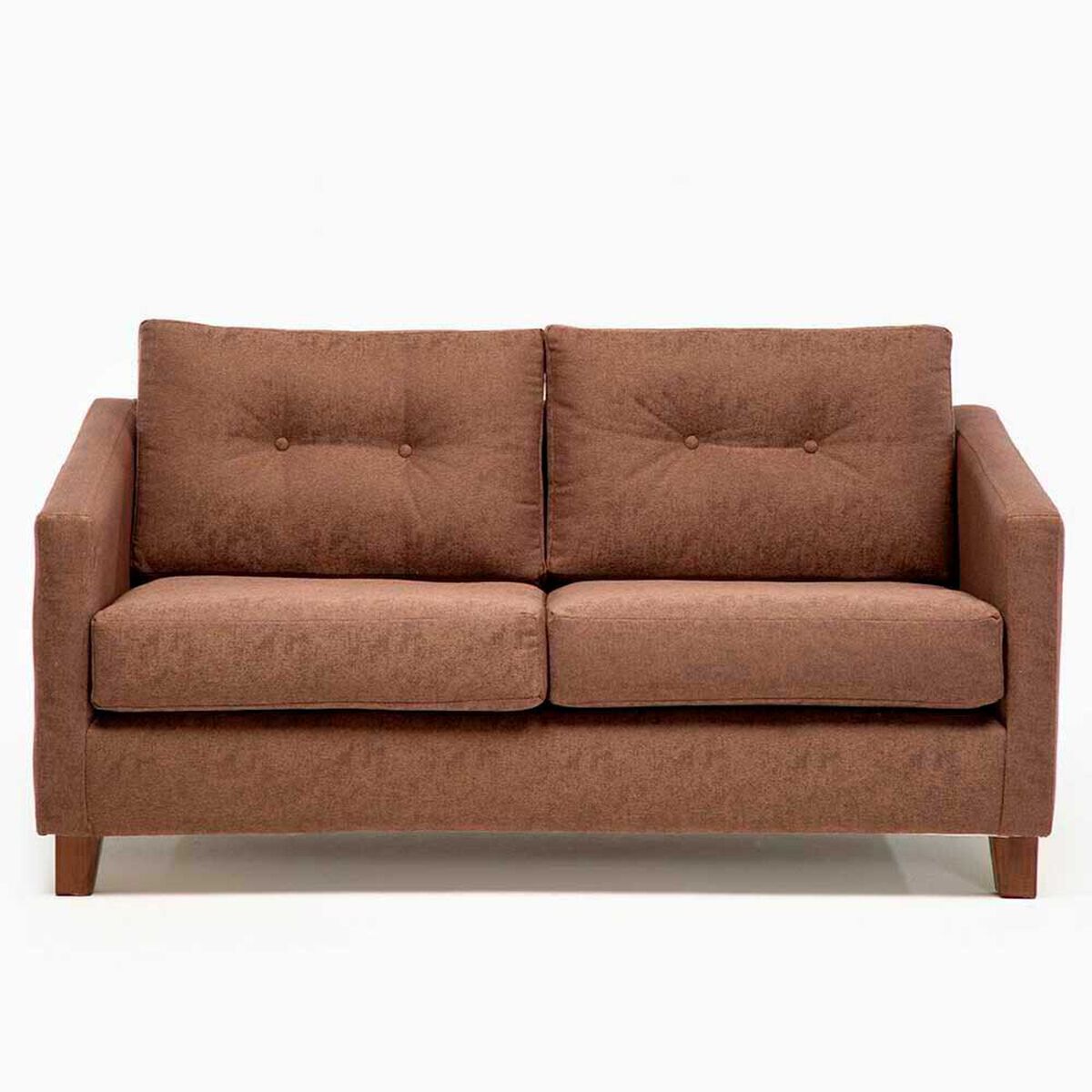 Juego de Living Barra Design Elena Sof&aacute; 2 Cuerpos + Dos Sillones 1 Cuerpo Caf&eacute;