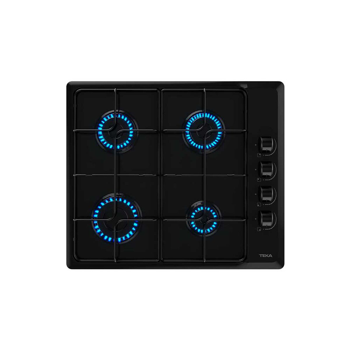 Encimera a Gas Teka HLX 640 Black 4 Quemdares