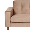 Sofá Latam Home Salermo Tela Velvet 2 Cuerpos Beige