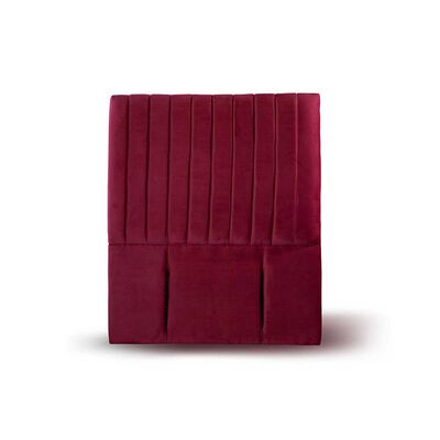 Imagen 1 del producto Respaldo Latam Home 1 Plaza Sorrento Tela Velvet Burdeo