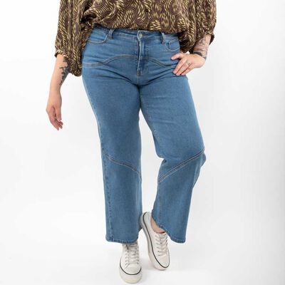 Jeans Recto Mujer Extralindas