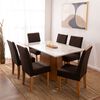 Juego de Comedor Roca Ribeira 6 Sillas Chocolate