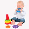 Torre de Bloques para Apilar y Encajar Multicolor Playgro