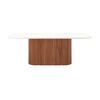 Comedor Decocasa Kalina 8 Sillas Off White Castaño
