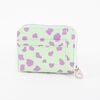 Billetera Animal Print Verde Agua Eco Cuero Mujer Icono
