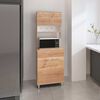 Mueble Microondas Tuhome Kitchen60 4 Puertas 1 Cajón Duna Blanco