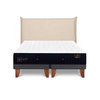 Cama Europea CIC Base Dividida Súper King Premium + Respaldo Tiber