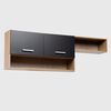 Mueble de Cocina Roca Arizona 1 Cajón 9 Puertas Negro