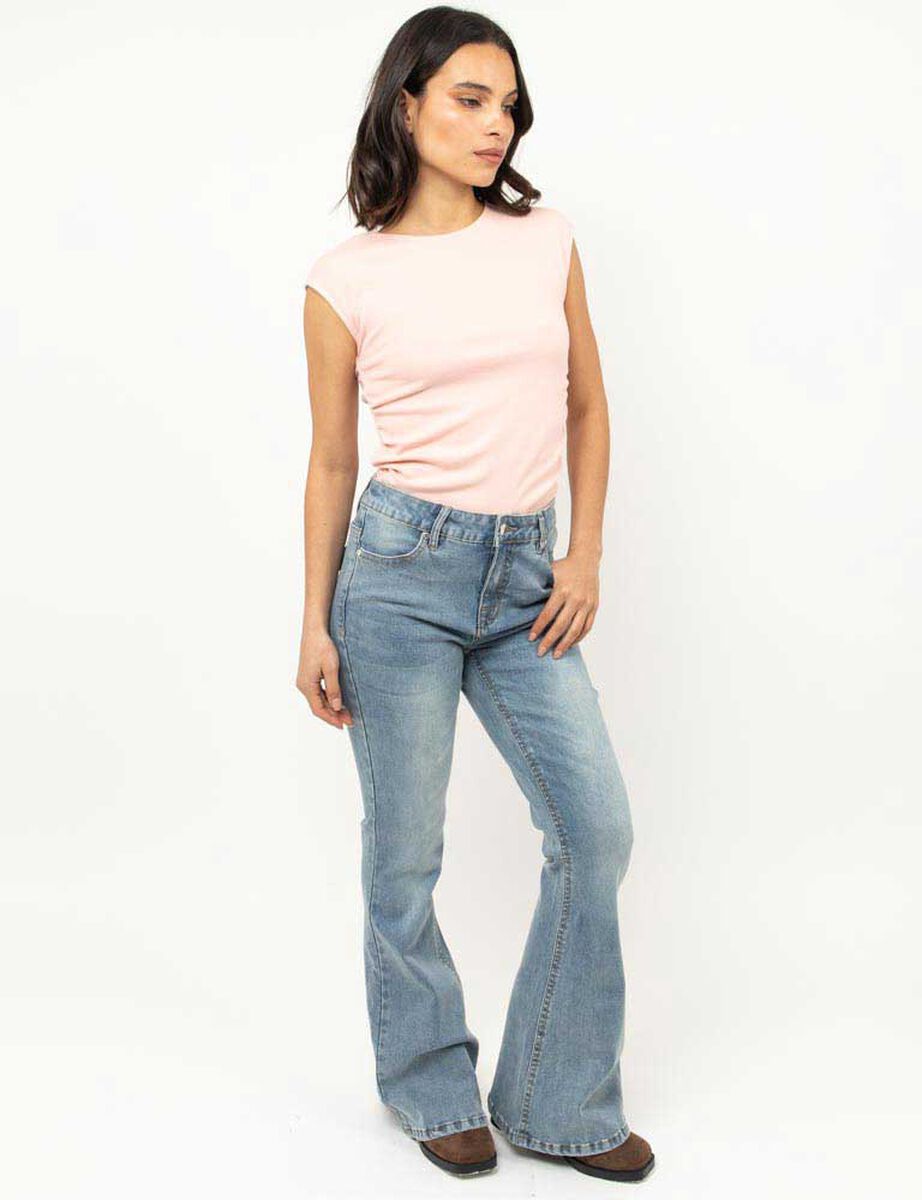 Jeans Flare Mujer Zibel