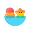 Juguete de Baño con Red de Pesca 6 Piezas Benic Baby