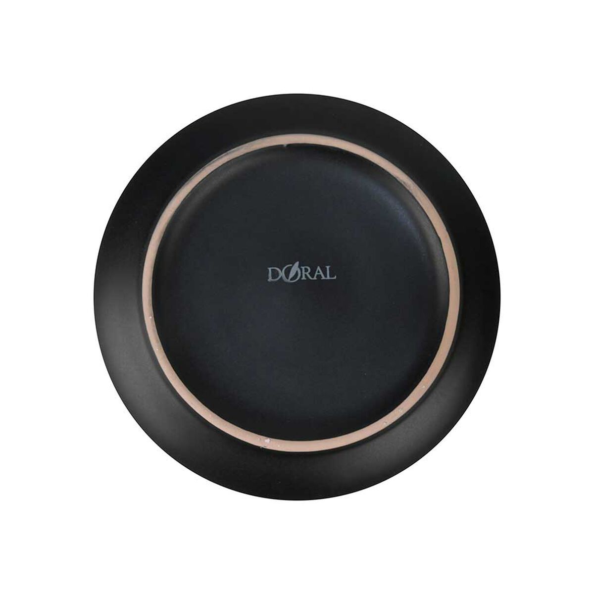 Set 4 Platos Hondo Doral Porto Servo Negro