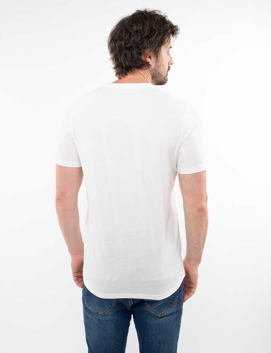 Polera Slim Lisa Manga Corta Hombre Zibel