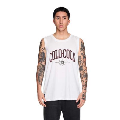 Imagen 1 del producto Polera Sin Mangas Colo Colo Unisex Blanco
