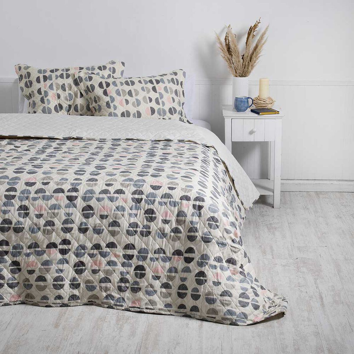Quilt Mashini 1,5 Plazas Estampado Clouds