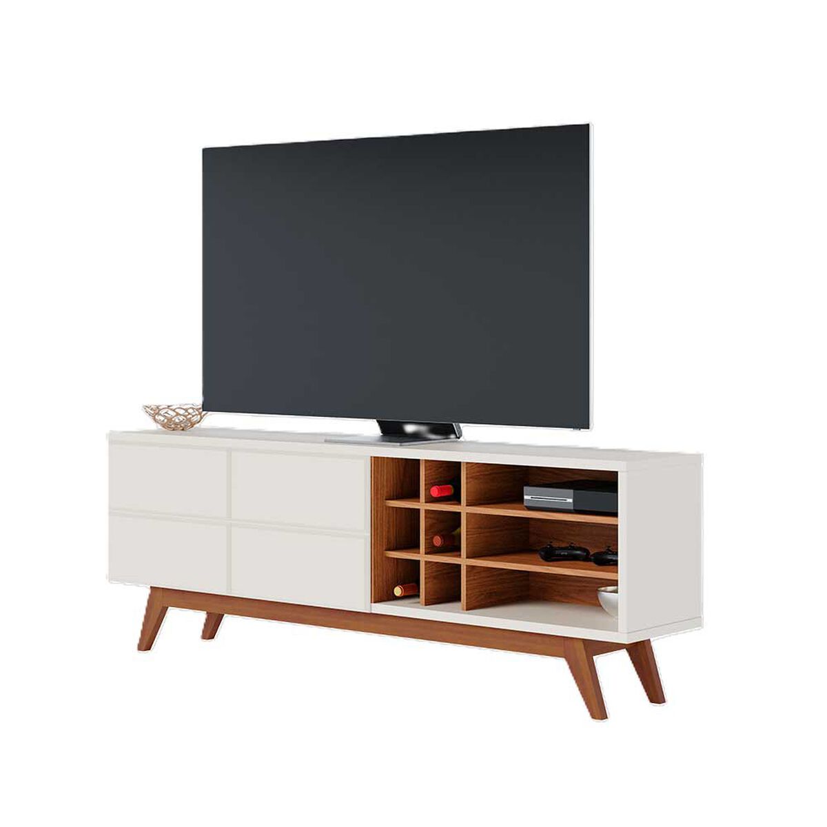 Rack Di Poretti Noronha 75" Blanco
