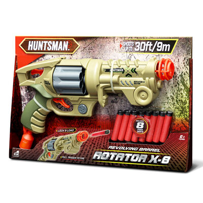 Lanzador Rotator X-8 con 8 Dardos Huntsman