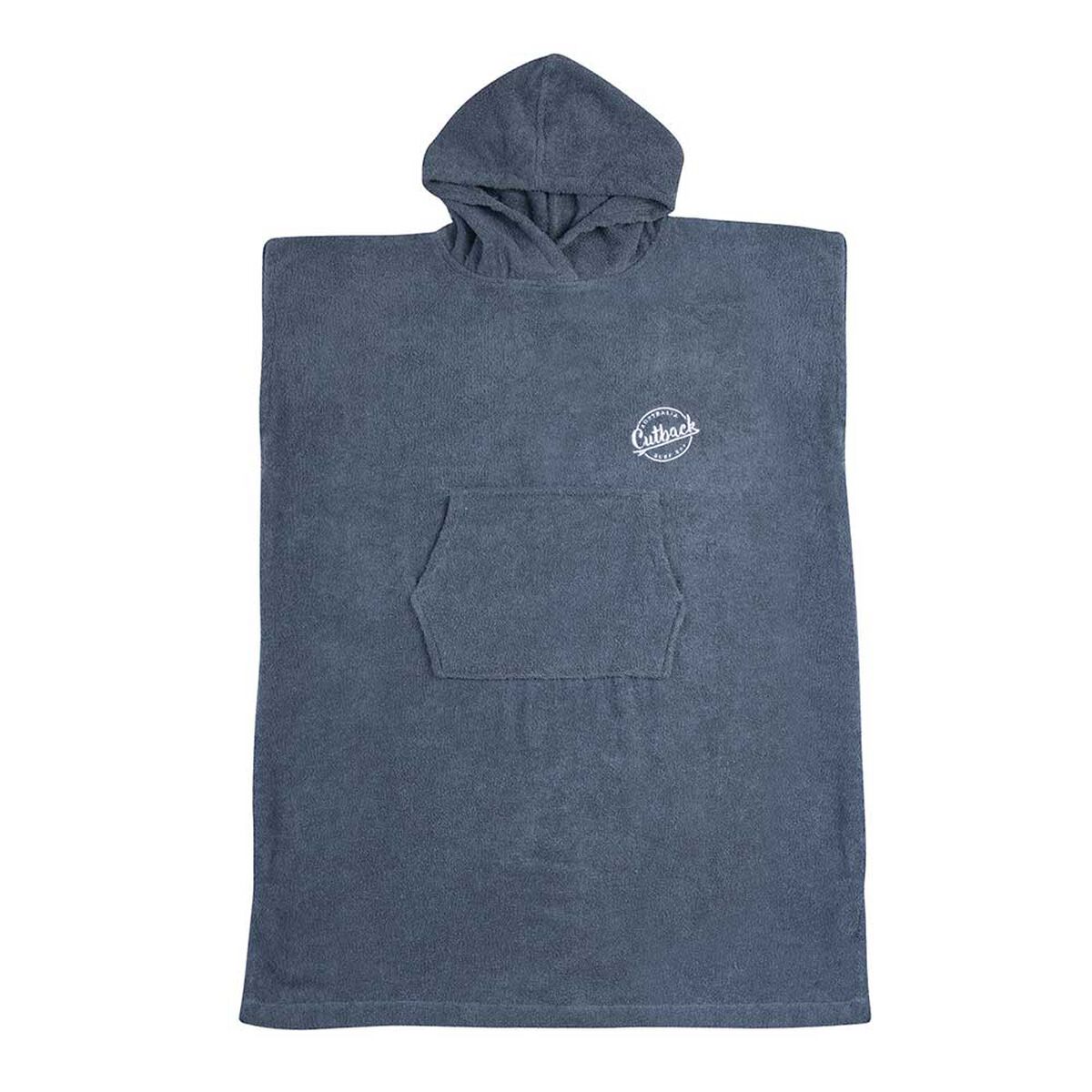 Toalla de Playa con Capucha Surf Juvenil Cutback Azul Teen