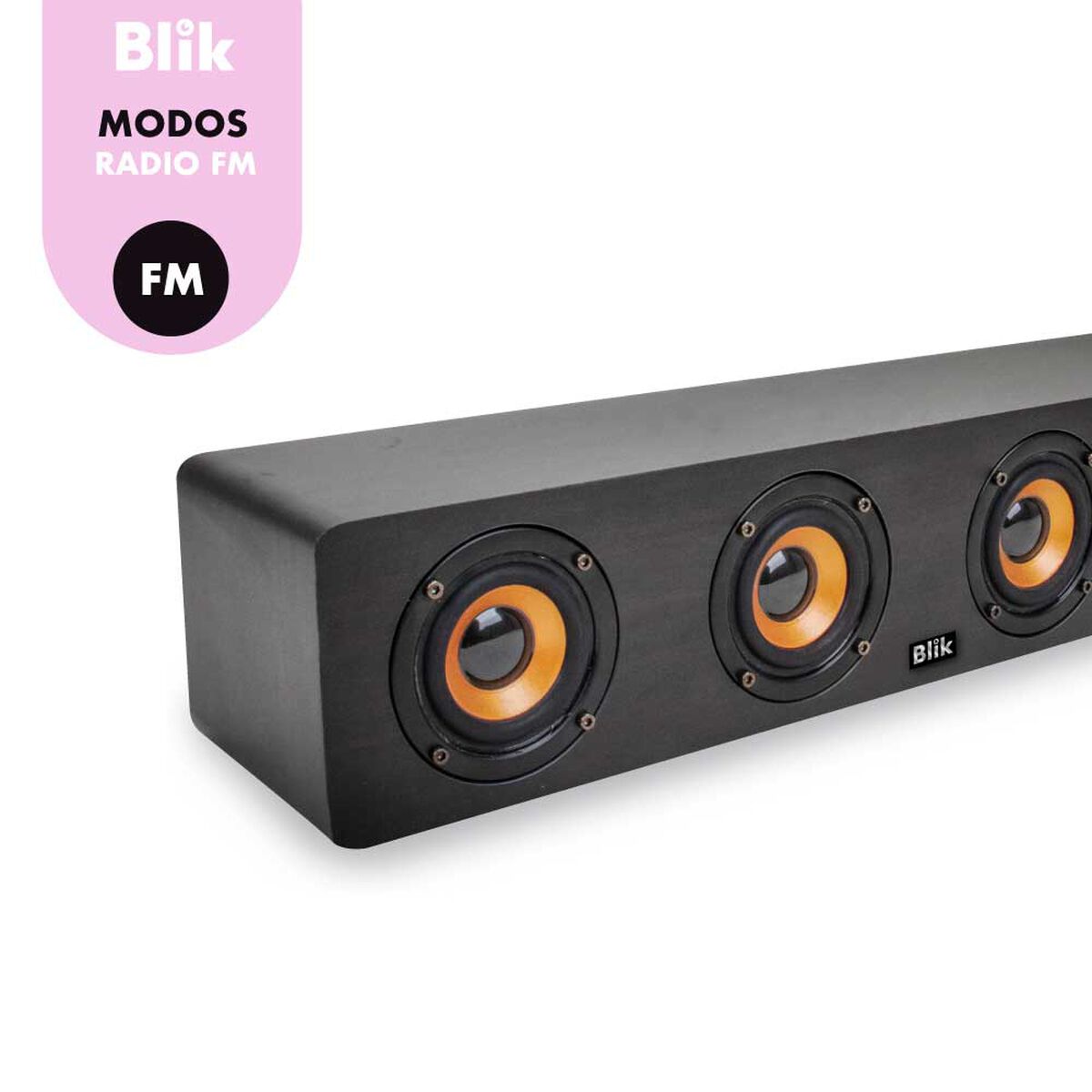 Parlante Bluetooth Blik Rockwood Negro