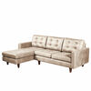 Sof&aacute; Cuero Latam Home N&aacute;poles Chaise Longue 2 Cuerpos Izquierdo